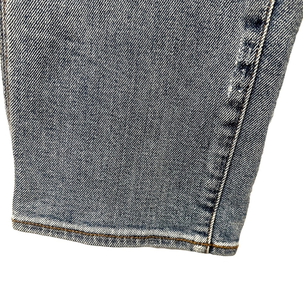 J. CREW POINT SUR Shoreditch‎ Straight Leg High Rise Jeans • 25 • blue, painted - Picture 7 of 10